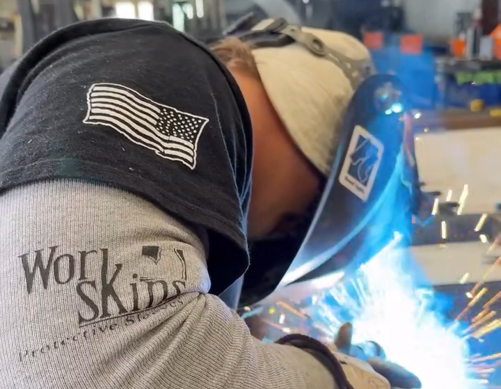 WorkSkins Protective Sleeves - Cut-resistant arm protection for industrial workers
